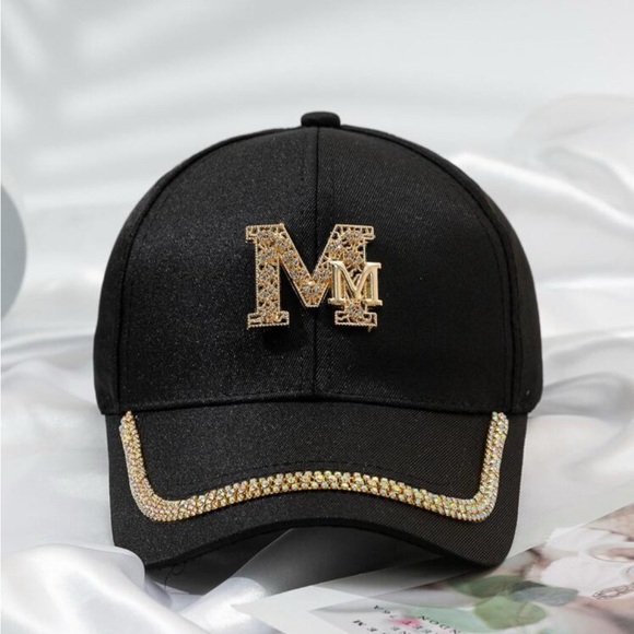 Rhinestone Decor Cap - Picture 1 of 3